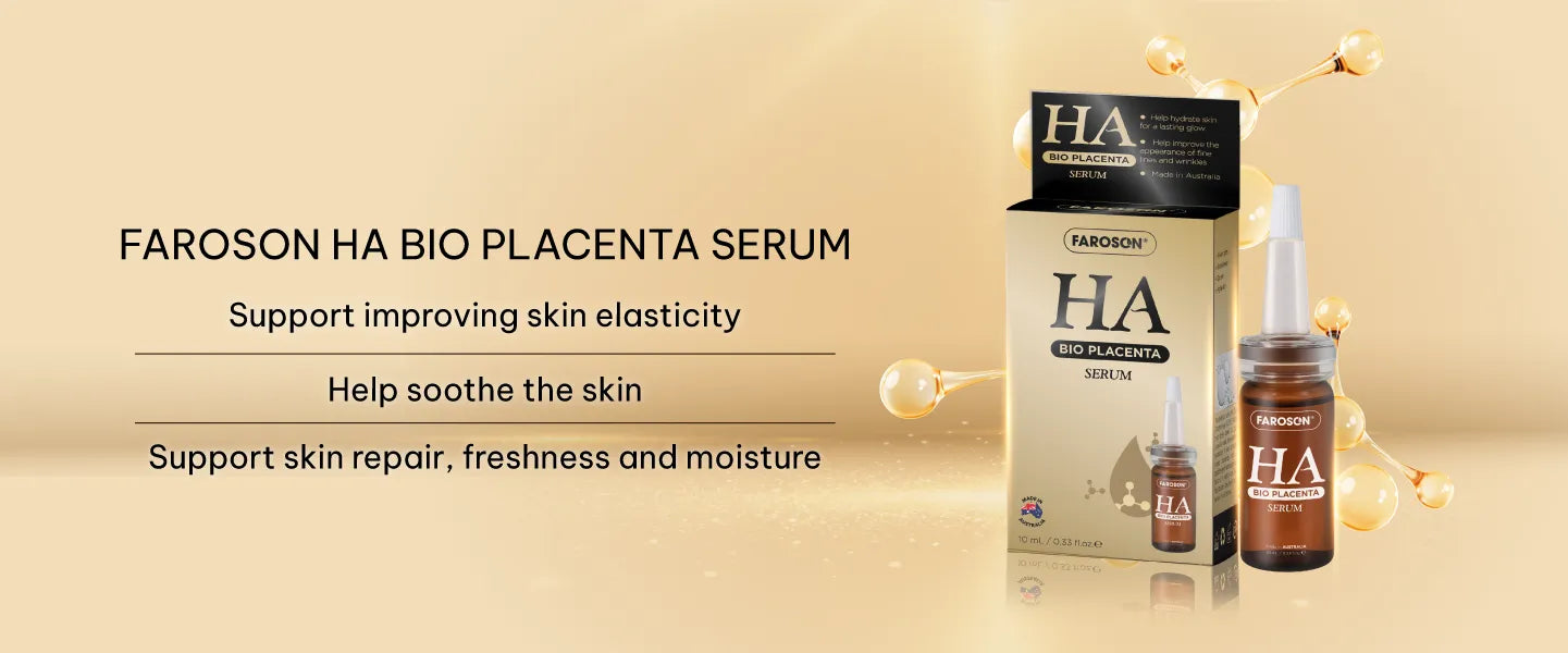 Farason HA Bio Placenta Serum benefits: Support improving skin elasticity
Help soothe the skin
Support skin repair, freshness and moisture