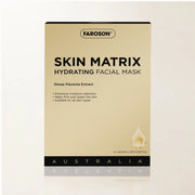 Faroson Skin Matrix Hydrating Facial Mask packaging on a beige background