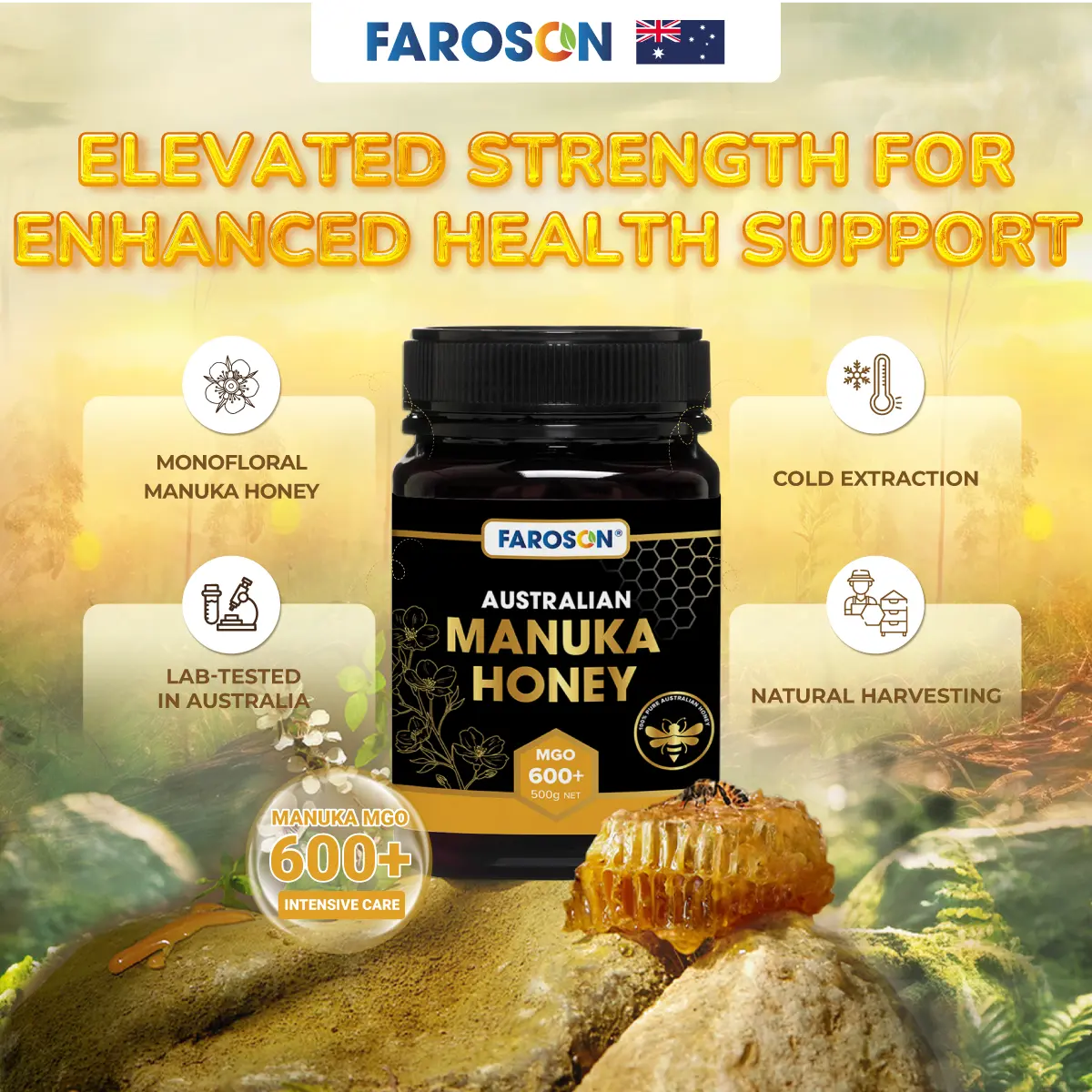 Faroson Australian Manuka Honey MGO 600+